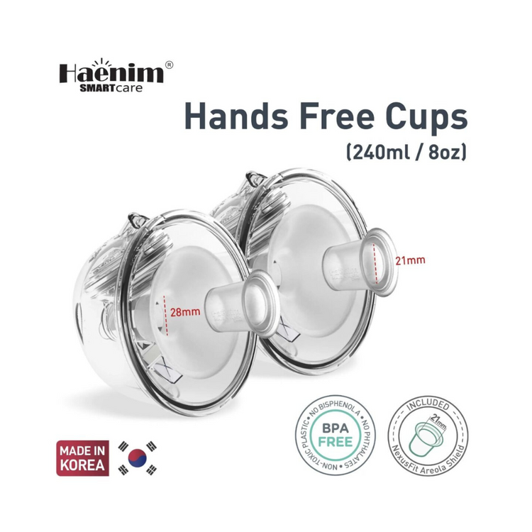 Haenim Handsfree Collection Cups (Twin Pack)