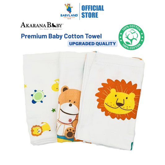Akarana Baby Premium Baby and Kids Super Soft Cotton Bath Towel (60x120cm)