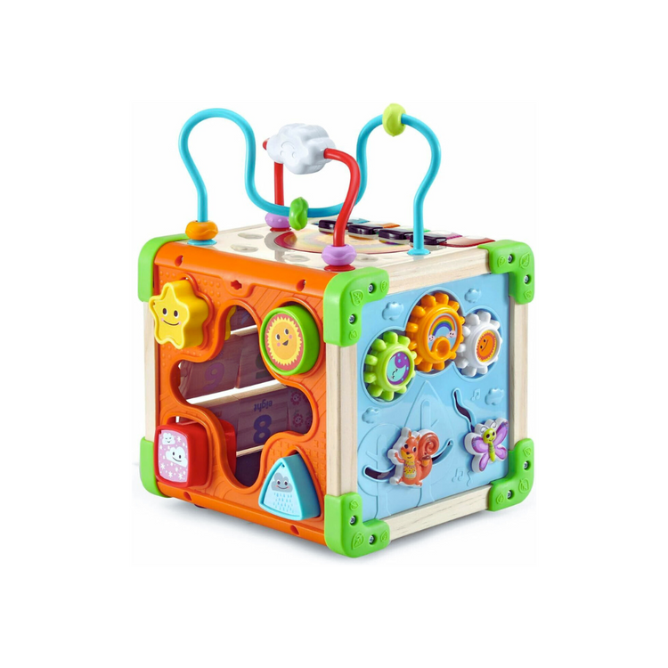 LeapFrog Touch and Learn Wooden Activity Cube 12m+