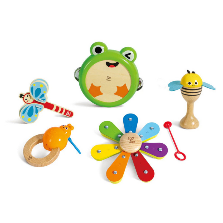Hape 0639 Nature Band Rhythm Kit Suitable for Age 2-6 Years