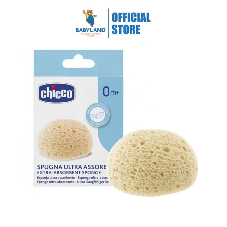 Chicco Safe Hygiene Extra Absorbent Sponge (0m+)