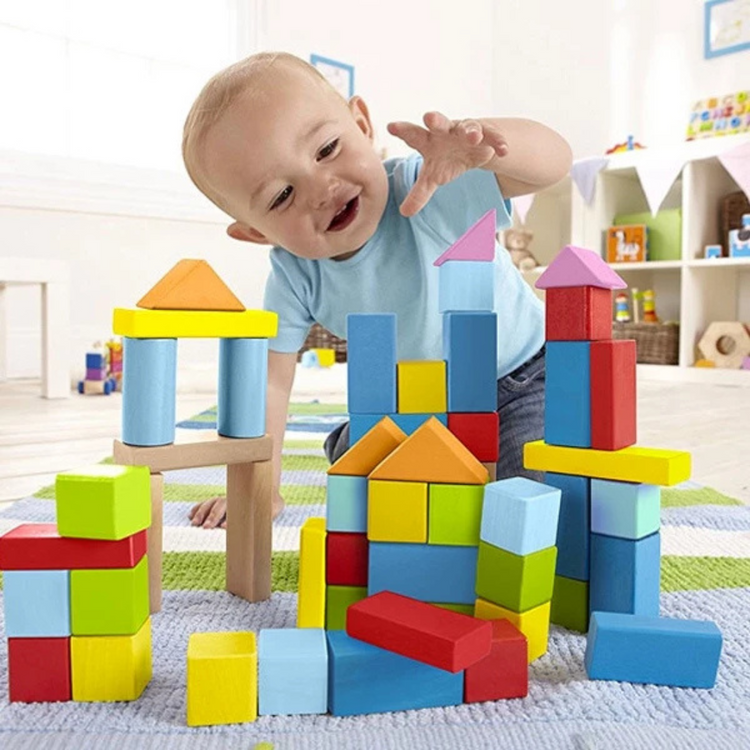 Hape 8247 Wonderful Beech Block Set - 101 pcs (12m+)