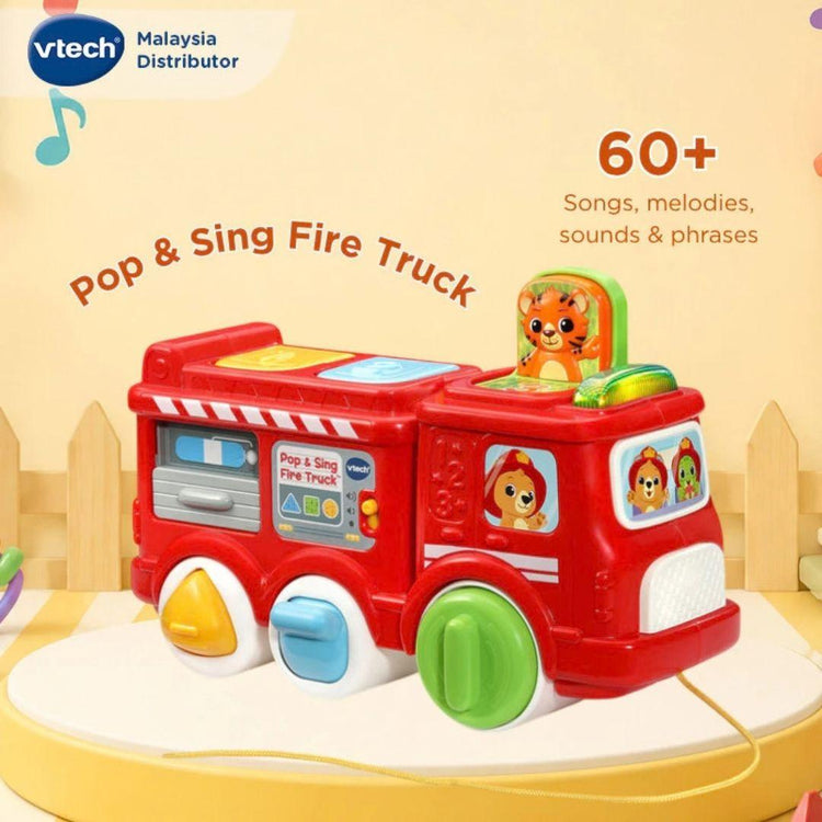 Vtech Pop & Sing Fire Truck (12-36m)