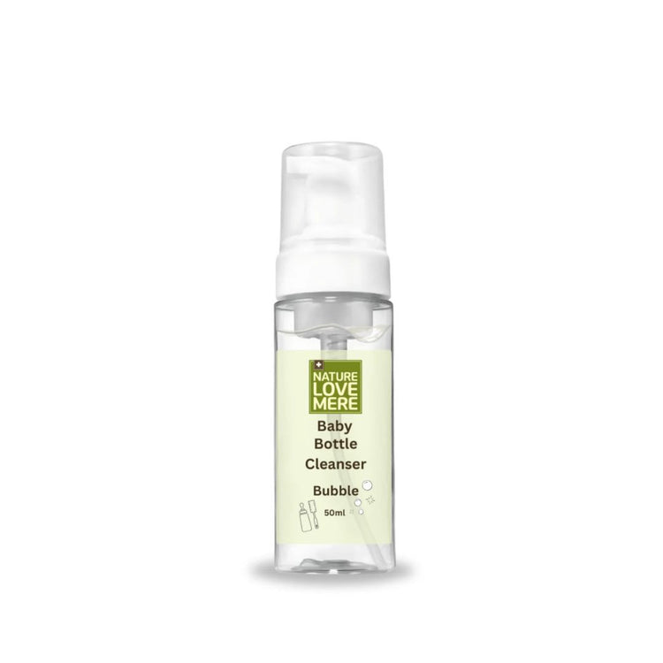NATURE LOVE MERE Baby Feeding Bottle Cleanser (Bubble / Liquid) | Safe for wash fruits/vegetables