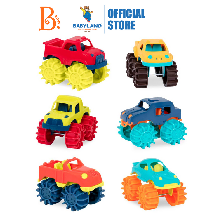 B.Toys 1807 Mini Monster Trucks (6pcs) (2y+)