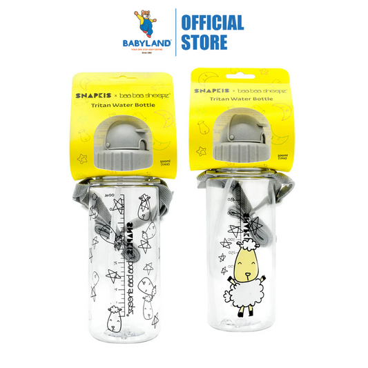 Snapkis X Baa Baa Sheepz Kids Tritan Water Bottle (500ml)