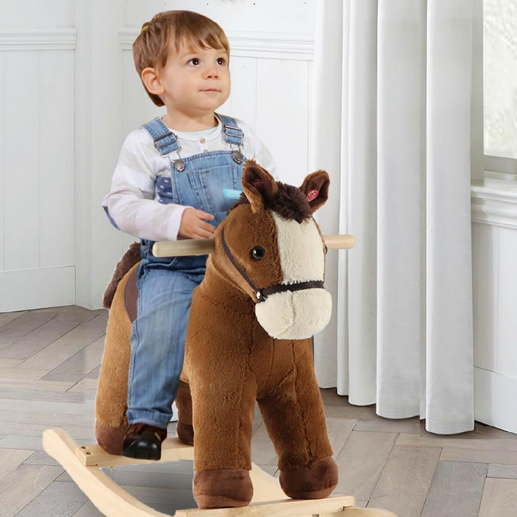 Marvellous Toby Rocking Horse With Realistic HorseSounds