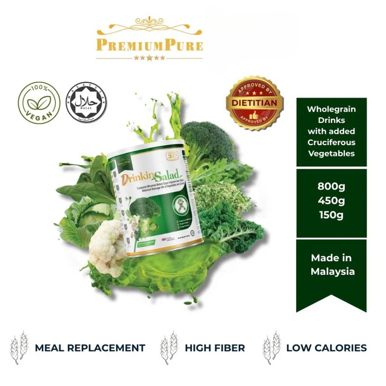 Premium Pure Drinking Salad 800g [Halal]