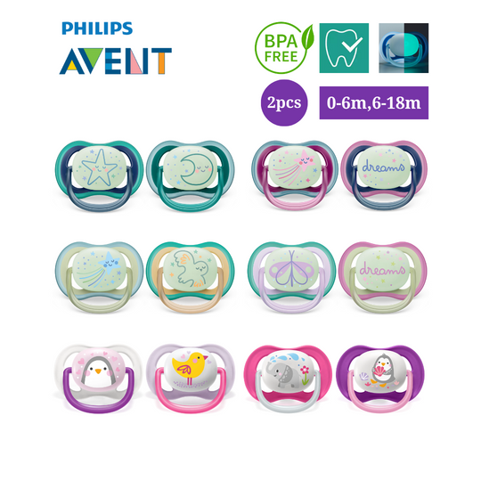 Philips Avent Ultra Air Soother Twin Pack (0-6m) (6-18m)