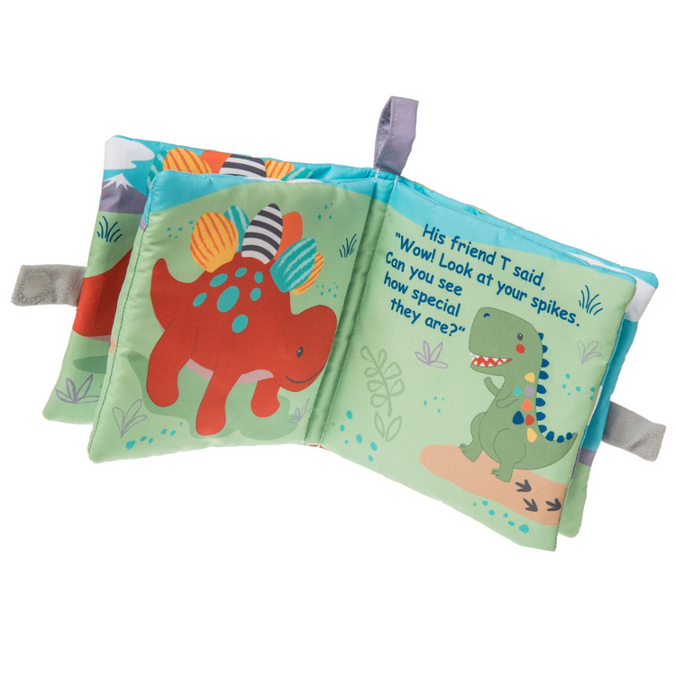 Mary Meyer Pebblesaurus Soft Book – 6×6″