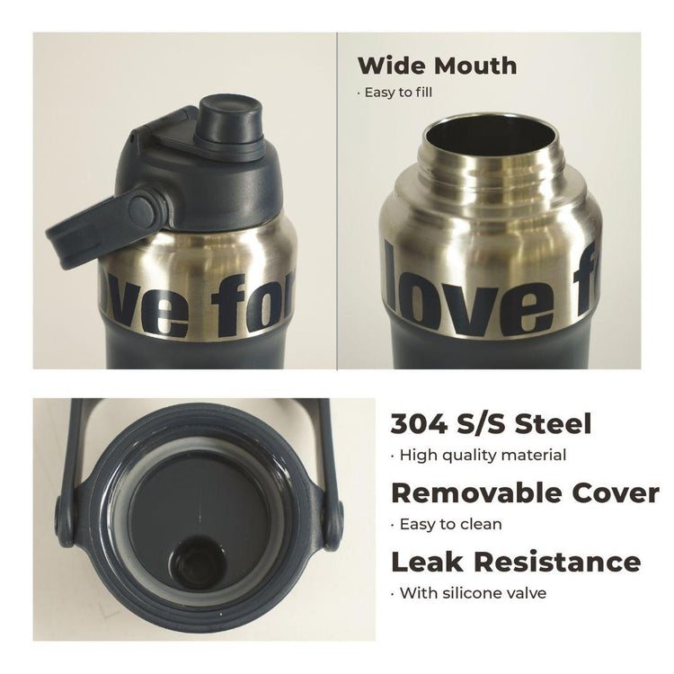 EE JIA Eplas Vacuum Flask 1000ml (EVH-1000) (Random Colour)