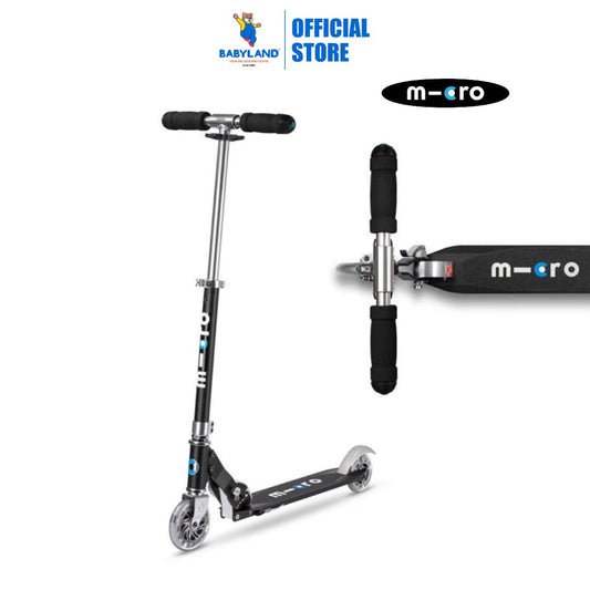Micro 0225 Sprite LED 2 Wheels Scooter - Black