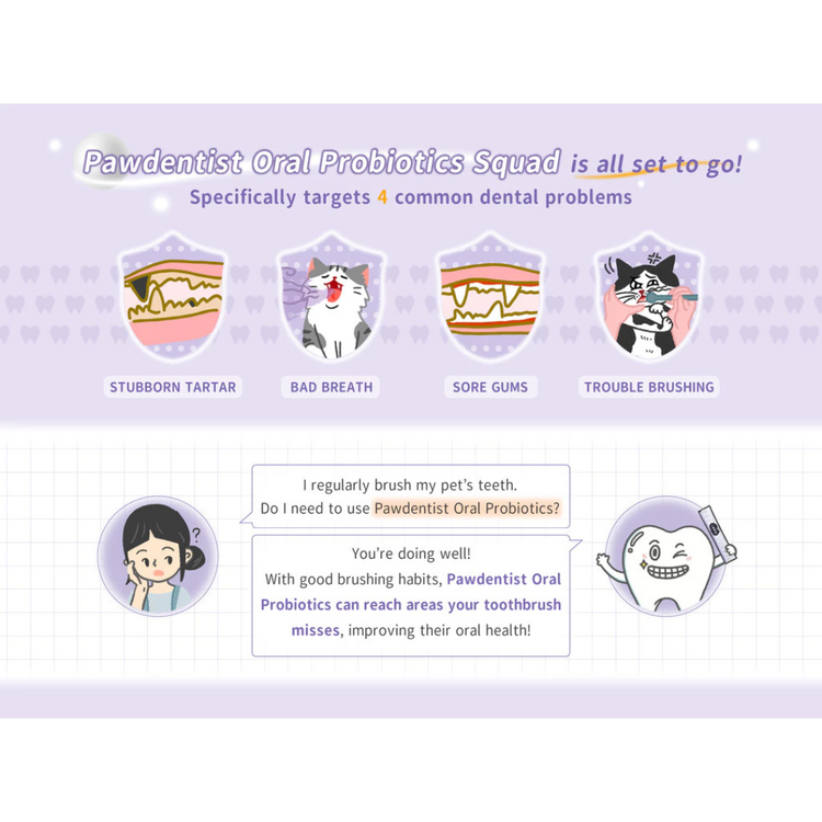 Maoup Pawdentist Pet Oral Probiotics (20 sachets)