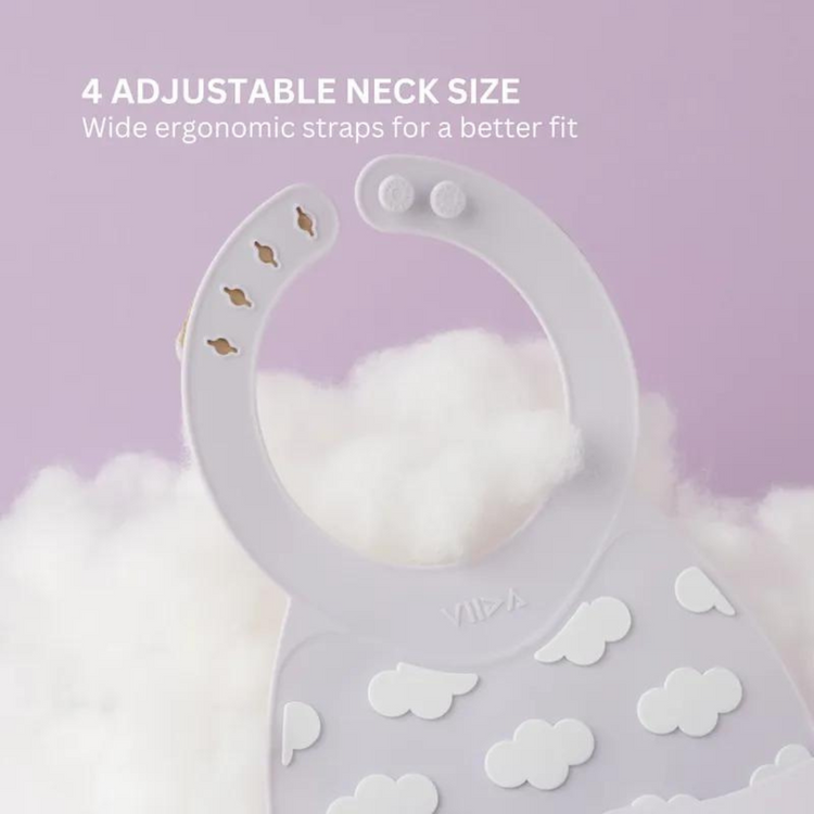 Viida Joy Series Baby Bib (Clouds)