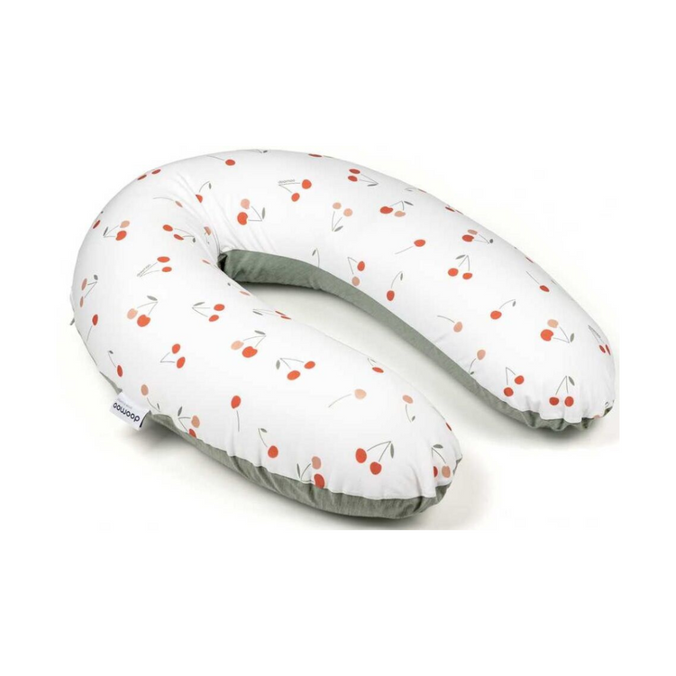 Doomoo Buddy Nursing Pillow - Cherries Green