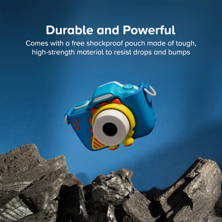 Kids Digital Camera myFirst Camera 3 - 16MP Photo 1080p Video with Selfie Lens Shockproof Pouch Birthday Gift Idea