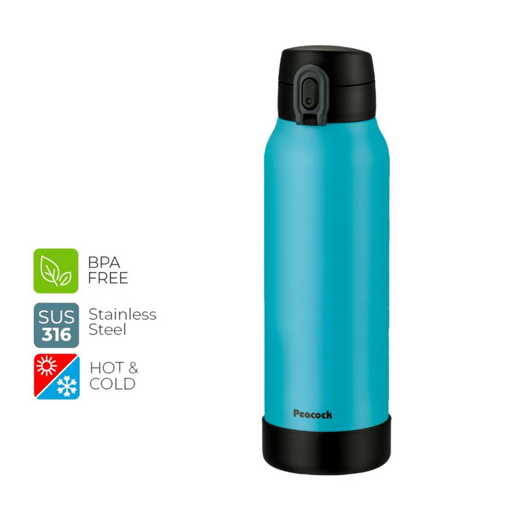 Peacock 800ML SUS316 One Touch Sports Bottle AKE-R81