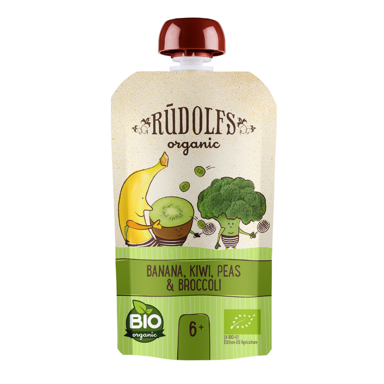 [Halal] Rudolfs Organic Premium Vegetable & Fruits Purees (suitable: 6m+)