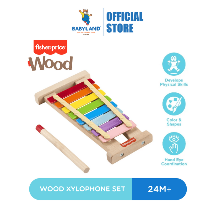 Fisher-Price Wooden Xylophone Set (2yrs+)