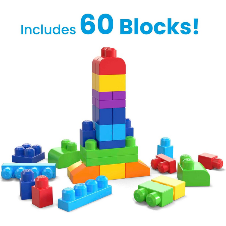 Fisher-Price Mega Bloks Big Building Bag 60pcs (1y+)