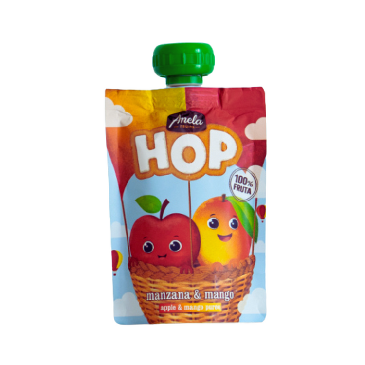 Anela Hop Fruit Puree 100g (6m+) [Halal] /Made in Spain