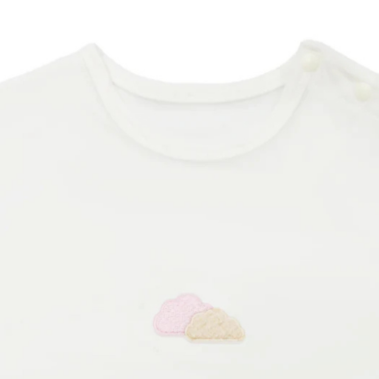 Twinkle Planet Organic Short Sleeve Bodysuit - Cotton Candy
