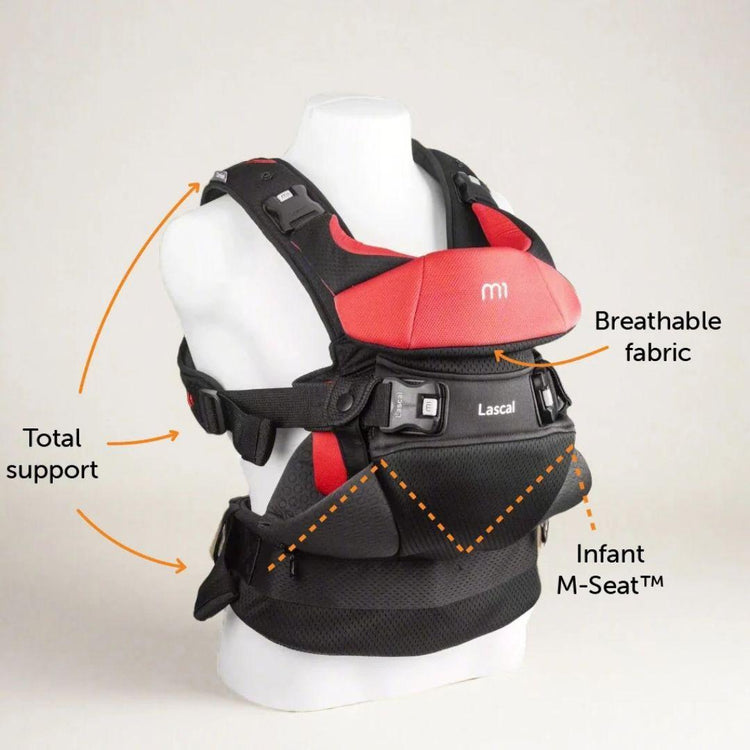 Lascal M1 Baby Carrier - Suitable for children up to 15 kg (33 lbs)