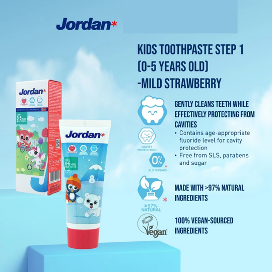 Jordan Kids Toothpaste Step 1 (75g) (0-5yrs)