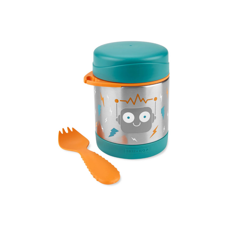 Skip Hop Spark Style Insulated Food Jar - Robot