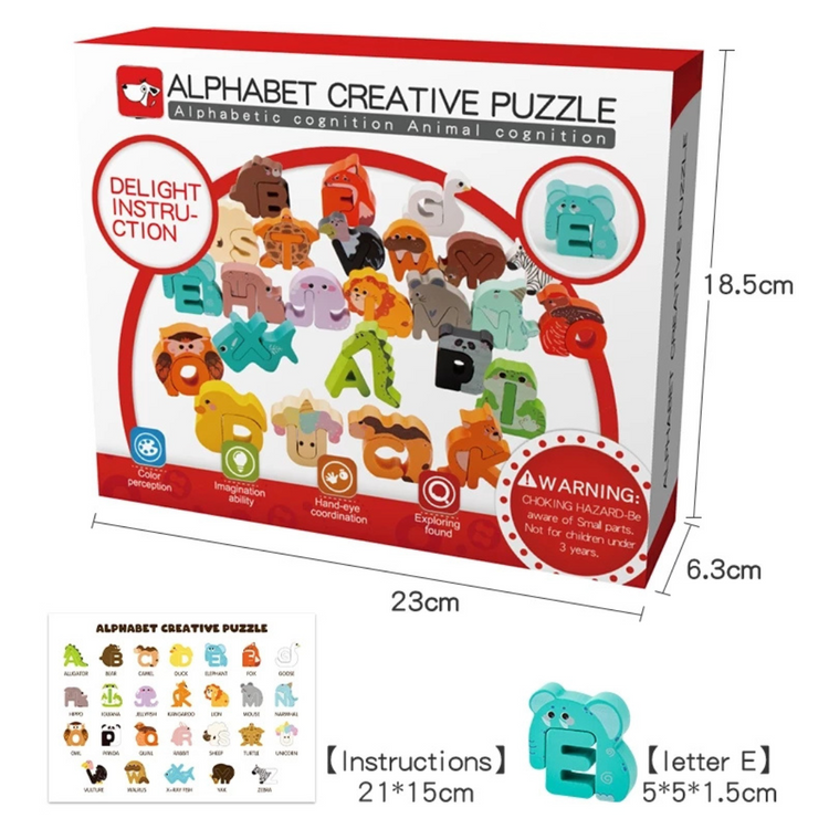 Gaabi Alphabet Creative Puzzle 3yrs+
