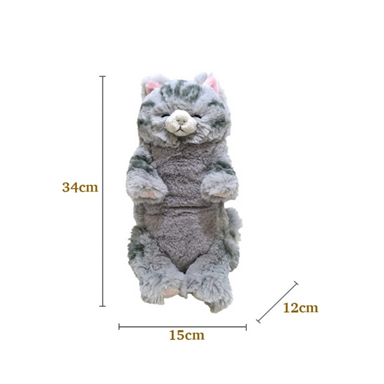 Sunlemon 1563 Sabashiro - Lying Cat Sleeping Face Stuffed Toy S