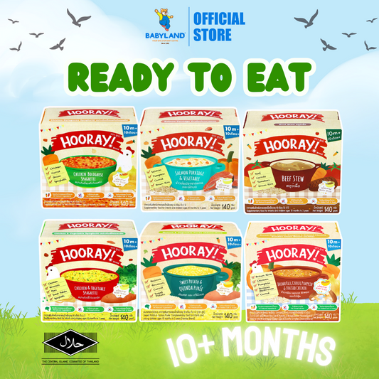 Hooray Baby Food Puree Porridge Cereal 140g ( 10+ months )