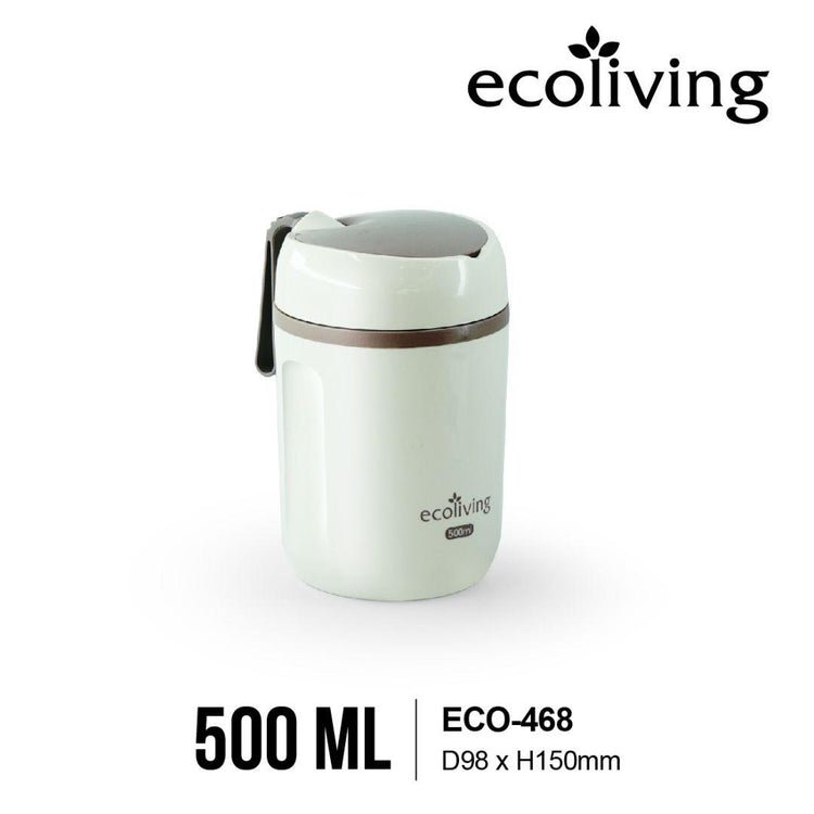 EE JIA Ecoliving Stainless Steel Lunch Box 500ml (ECO-468) (Random Colour)