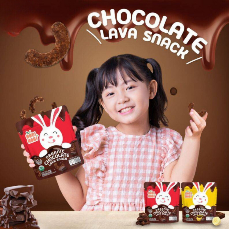 [HALAL] Nobi Nobi Organic Chocolate Lava Snack (20g)