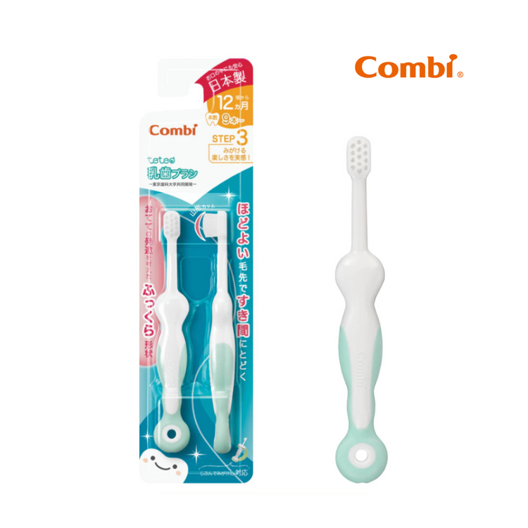 Combi Baby Teteo Baby Toothbrush Step 3 (12m+)