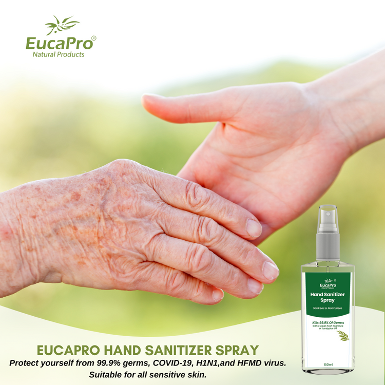 EucaPro Hand Sanitizer Spray (150ml) - Alcohol HST 