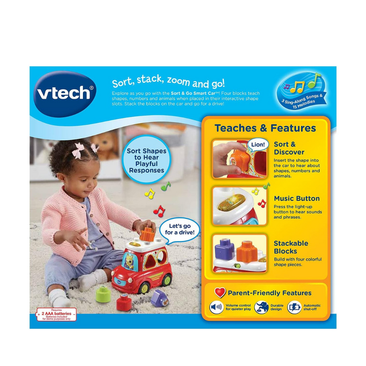 Vtech Sort & Go Smart Car ( 12-36 Months )