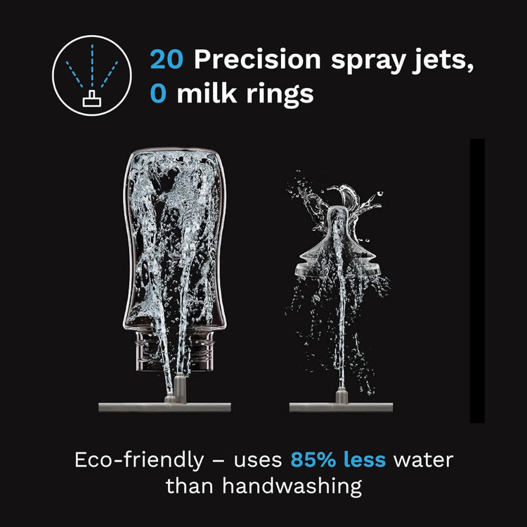 Baby Brezza Bottle Washer Pro - Black | All In One Washer, Sterilizer, Dryer