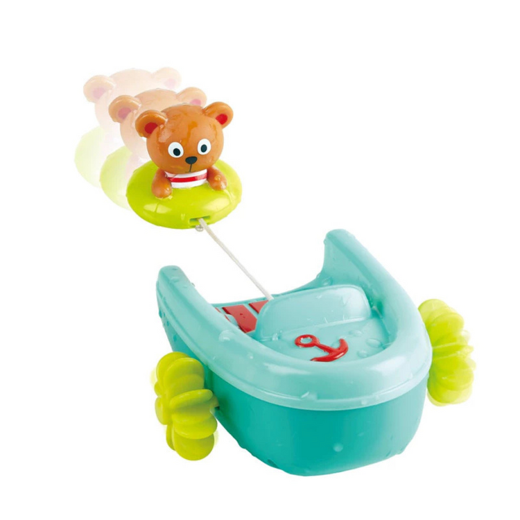 Hape 0217 Tubing Pull-Back Boat Suitable for Age 18+ Months