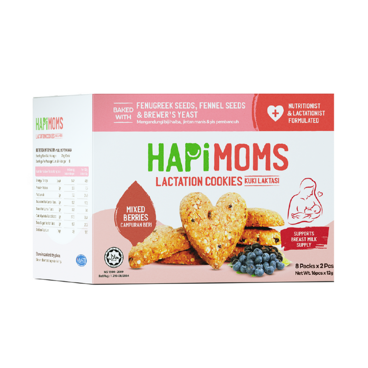 Hapimoms Lactation Cookies Milk Booster 192g (24g x 8)