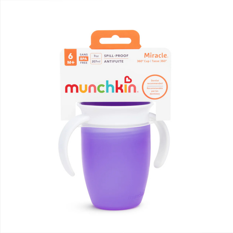 Munchkin Miracle 360° Trainer Cup with Lid - 207ml