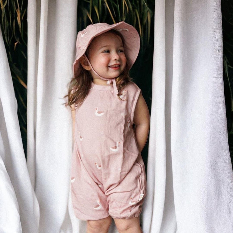 Saeson TENCEL Basic Jumpsuit Set - Rose Wood Goose