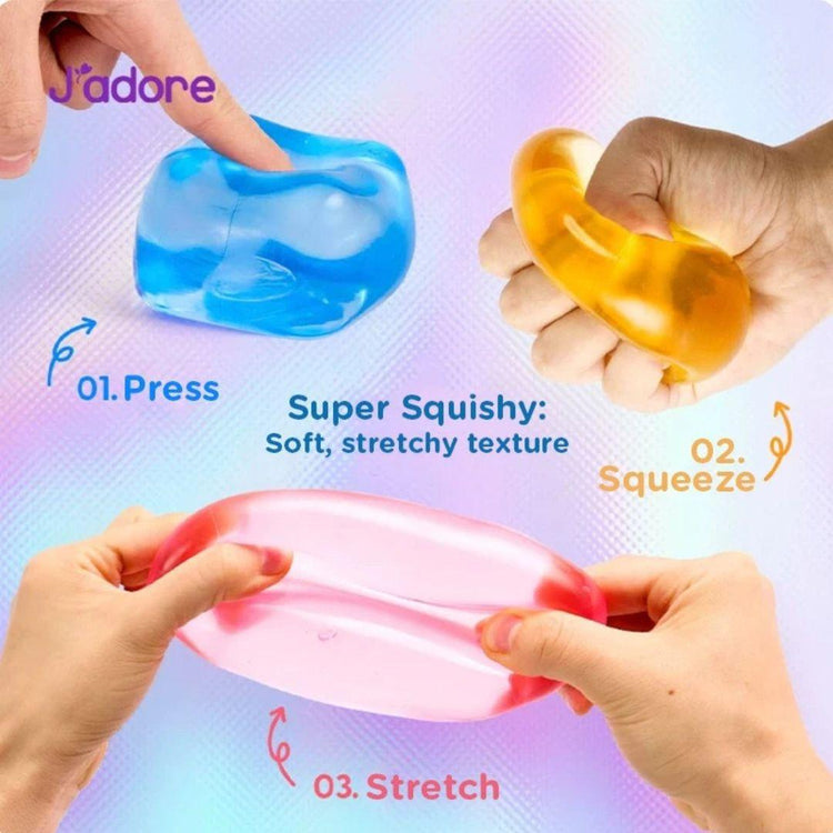 J'adore Squishy Fun Cube Suitable for Age 3+ Years
