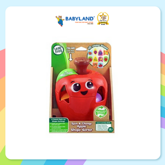 Leapfrog Spin & Change Apple Shape Sorter (18-36m)