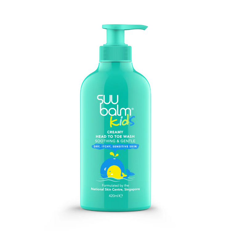 Suu Balm Kids Moisturising Head to Toe Wash 420ml
