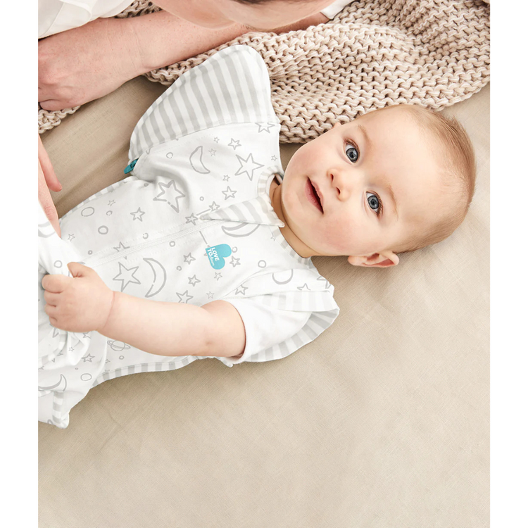 Love To Dream Stage2 Swaddle Up Transition Bag Bamboo 1.0 TOG - Stars & Moons