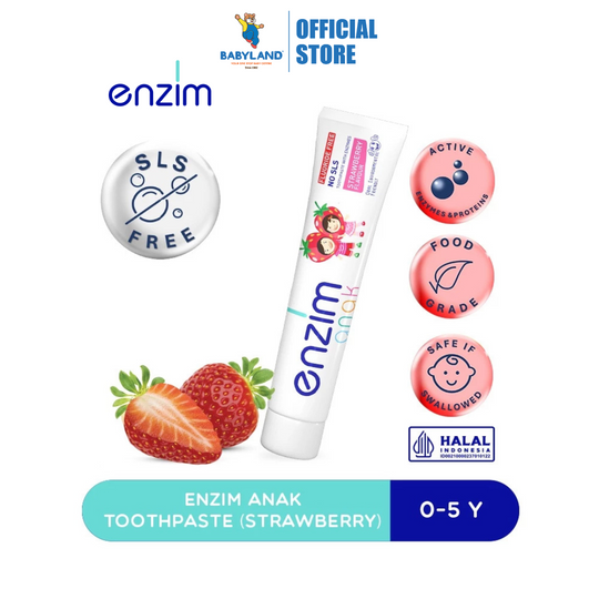 Enzim Anak Kids Toothpaste - Strawberry 50ml (0-5Y)