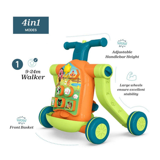 Chicco Toy 4 In 1 Walk & Ride (9 to 36 months)