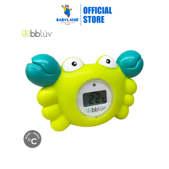 bbluv Krab ﻿3-in-1 Thermometer & Bath Toy