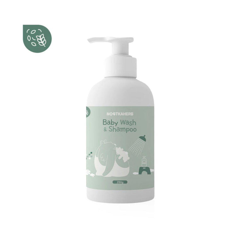 Nootkaherb 2-in-1 Baby Wash & Shampoo 250g – Gentle Milk Fragrance